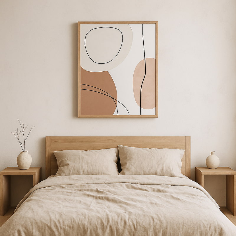 Abstract Wabi Sabi Art