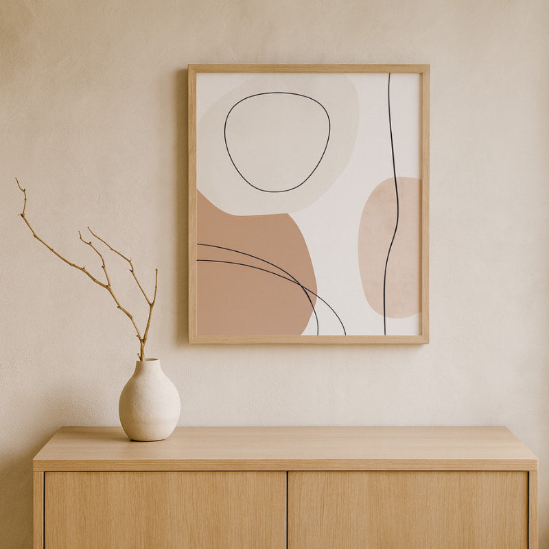 Abstract Wabi Sabi Art