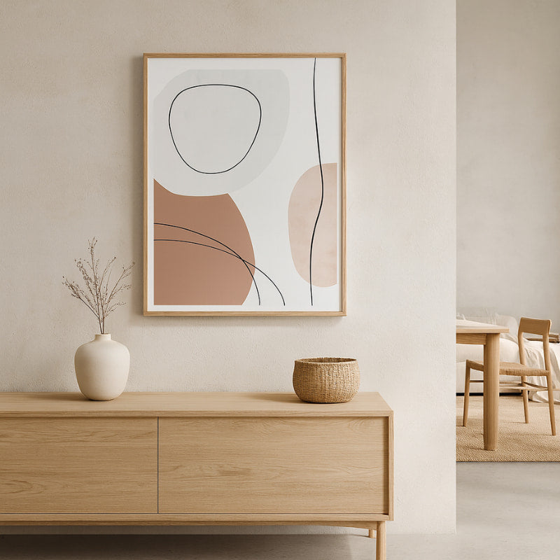 Abstract Wabi Sabi Art