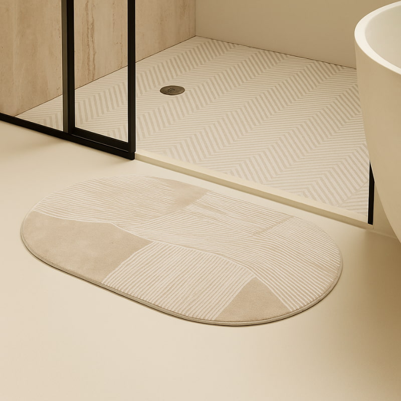 Japandi Bath Mat