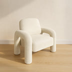 White Fluffy Chair