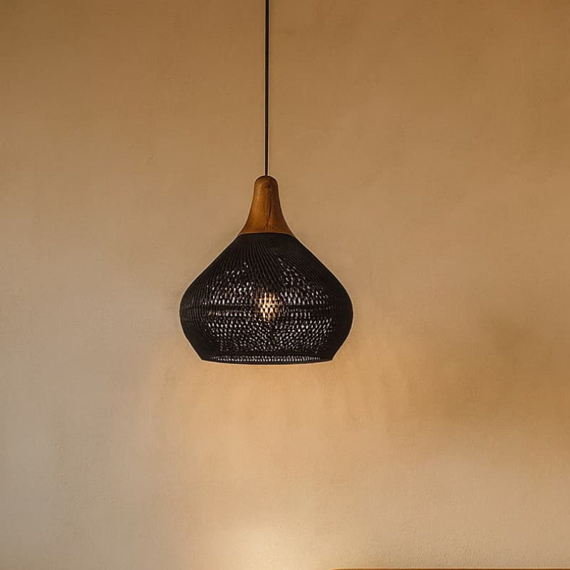 Black Wabi Sabi Pendant Light