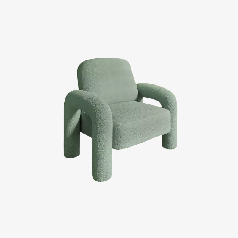 Green Fluffy Chair