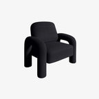 Black Fluffy Chair
