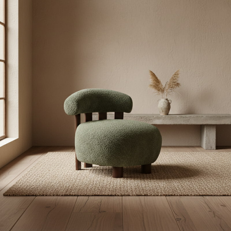 Accent Chair Japandi