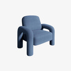 Blue Fluffy Chair