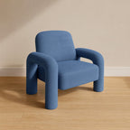 Blue Fluffy Chair