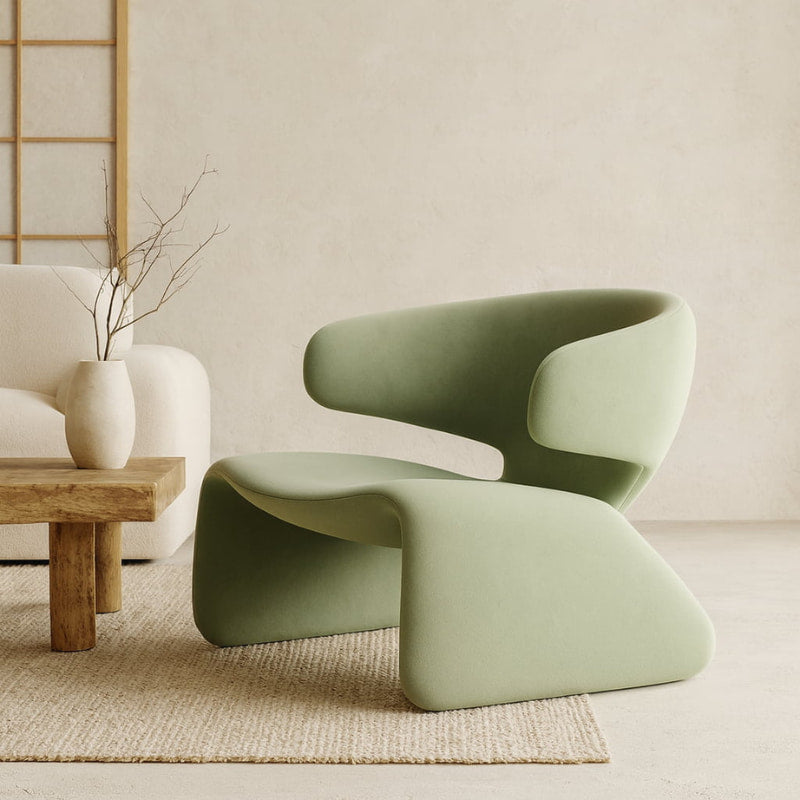 Modern Wabi Sabi Interior Design Chair