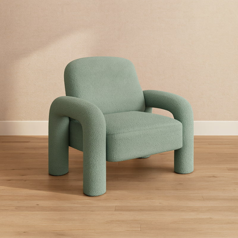Green Fluffy Chair