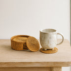 Rattan Coaster