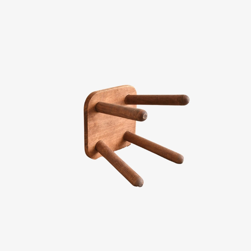 Wabi Sabi Wooden Stool