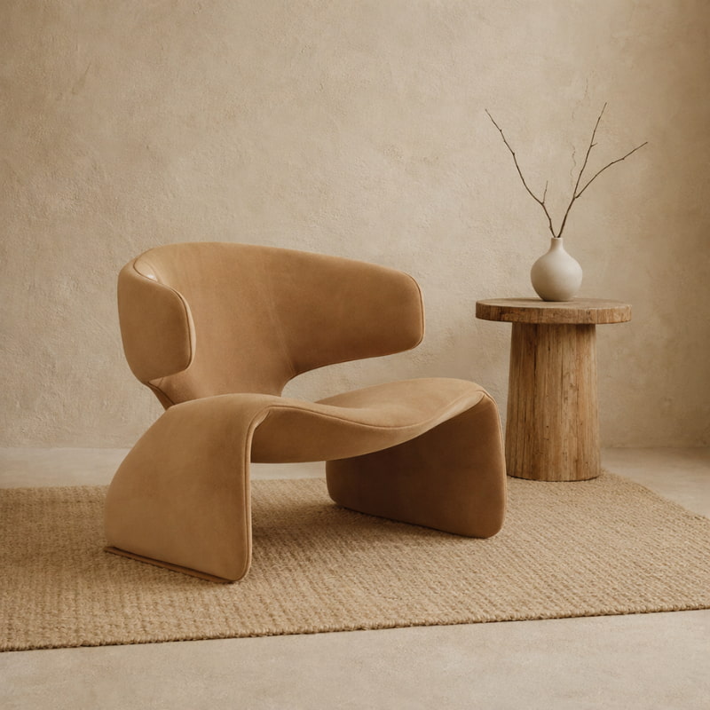 Wabi Sabi Accent Modern Chair