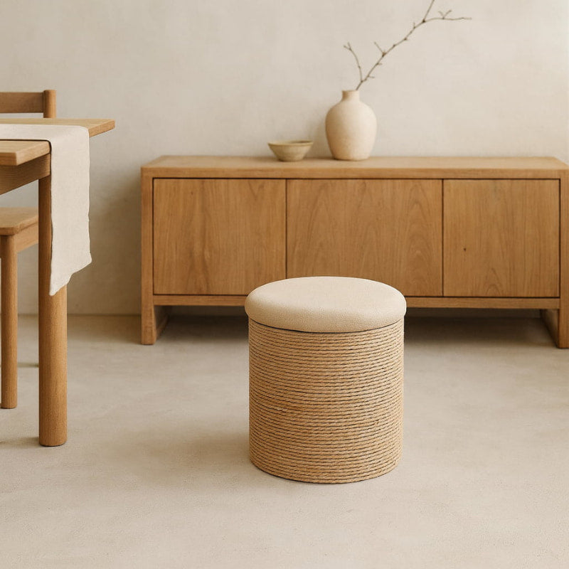 Wabi Sabi Storage Ottoman