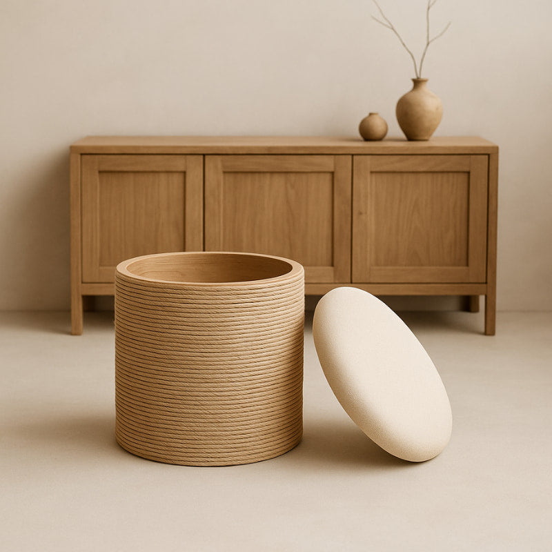 Wabi Sabi Storage Ottoman