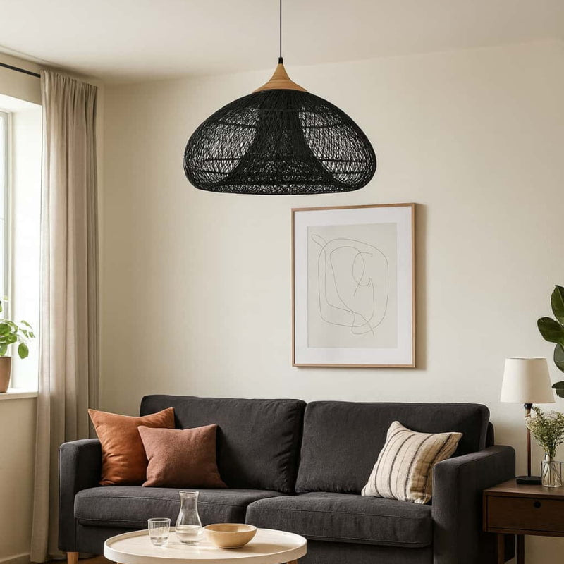 Wicker Hanging Light Fixtures