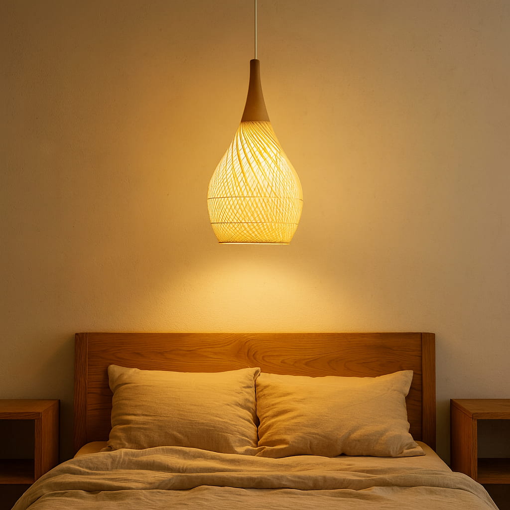 Wicker Pendant Light