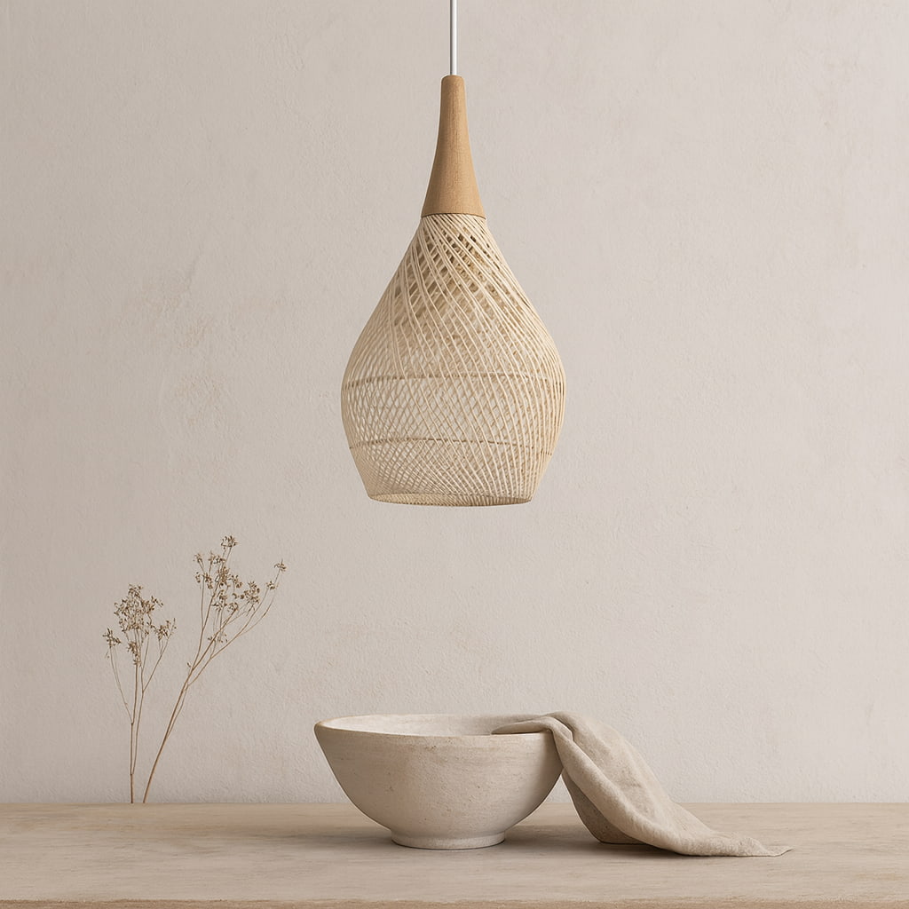 Wicker Pendant Light